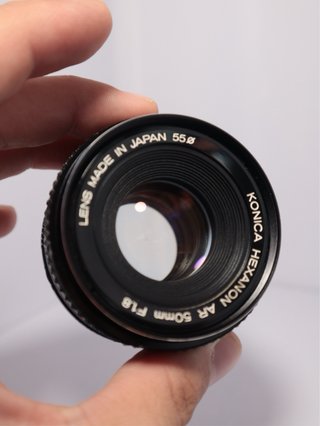 Konica Hexanon AR 50mm f/1.8 Objetivo Vintage