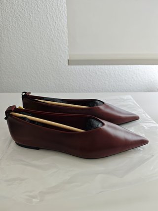 Parfois Bailarinas Piel Rojas Talla 38