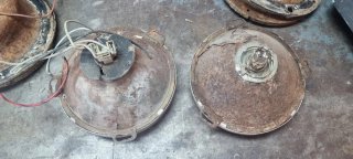Lotende 2 Faros Land Rover Santana completos