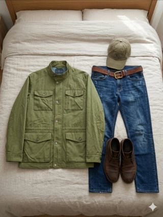 Chaqueta Álvaro Moreno Verde Oliva Talla XXL
