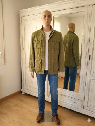 Chaqueta Álvaro Moreno Verde Oliva Talla XXL