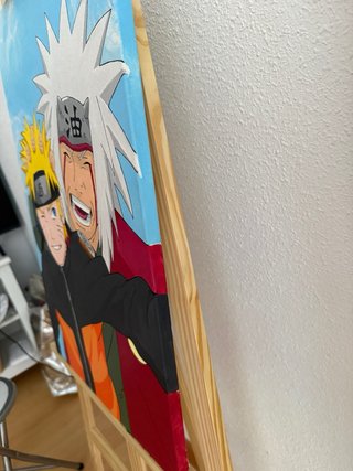 Cuadro Naruto y Jiraiya Anime