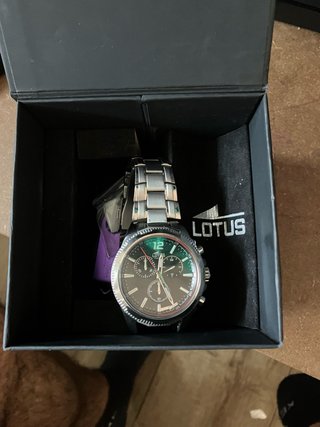 Reloj Lotus Cronógrafo Esfera Verde/Plata