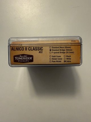 Tonerider Alnico II Classic AC2 Humbucker Zebra