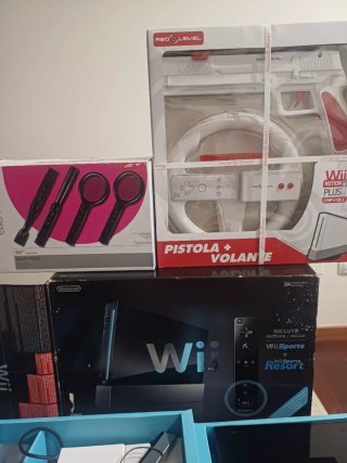 Nintendo Wii + Accesorios Wii Sports