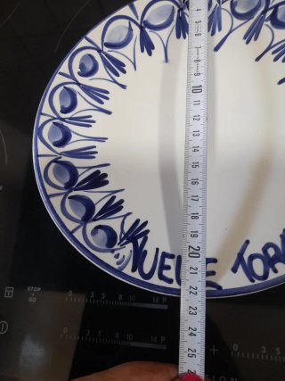 PLATO CERÁMICA PARA DAR LA VUELTA A LA TORTILLA