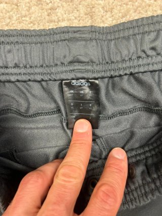 Adidas Pantalones Deportivos Grises Talla M