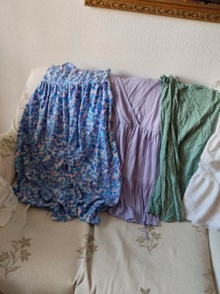Lote 4 vestidos mujer talla L