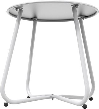Mesa Auxiliar Grand Patio Negra/Plata