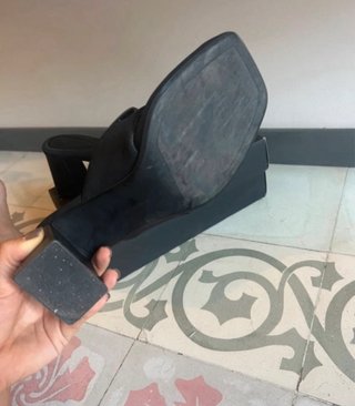 Sandalias Bershka Negras Talla 39