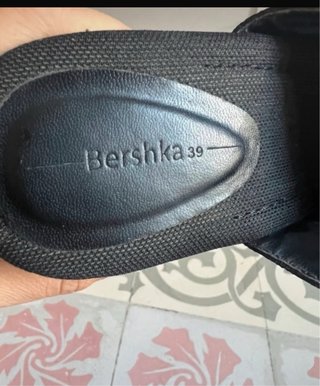 Sandalias Bershka Negras Talla 39