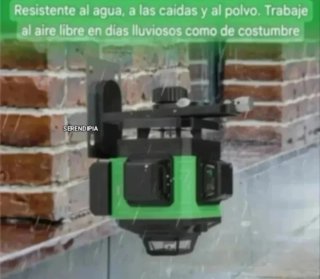 NIVEL LÁSER 12 LÍNEAS 2 BATERÍAS Y TRÍPODE.