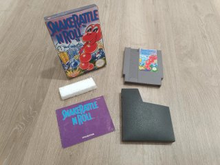 Snake Rattle N Roll NES Caja Manual Cartucho