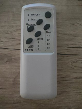 Ventilador de techo con luz
