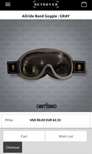 Gafas Moto Retro RETROVER