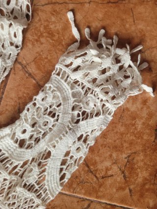 Vestido de crochet blanco