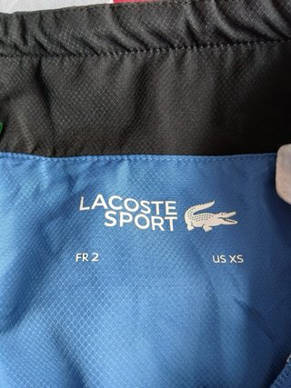 Lacoste Tracktop multicolore taglia XS