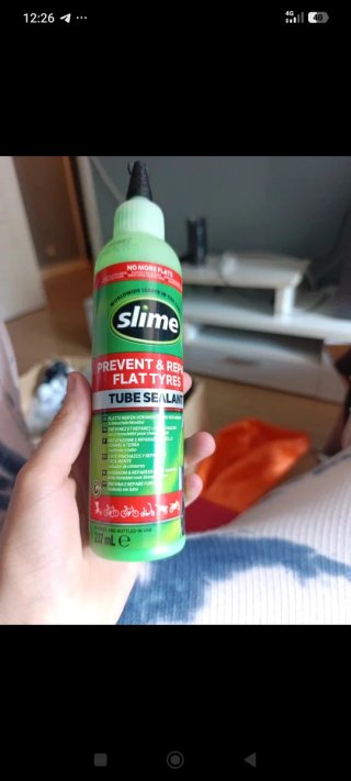 Slime Sellador para Neumáticos de Bicicleta