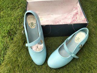 Zapatos de tacón azul Pamires