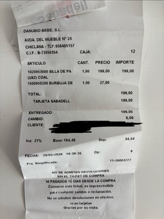 Carrito Jané Clap Negro
