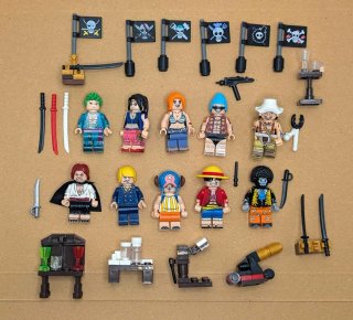 Figuras Anime One Piece compatibles con Lego
