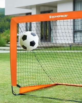 Juego de 2 Porterías de Fútbol Plegables