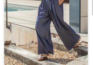 Pantalón Denim Baggy See the Moon Azul