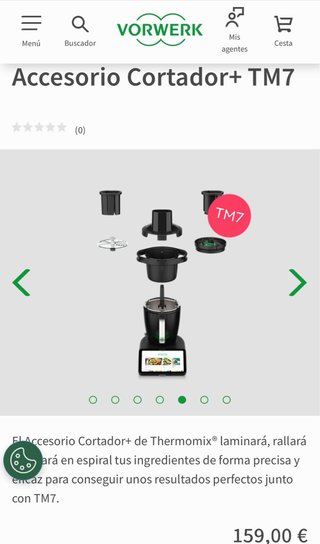 Set Cortadores Thermomix TM7. A estrenar