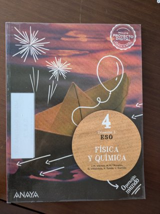 Física y Química : 4o ESO : Operación mundo