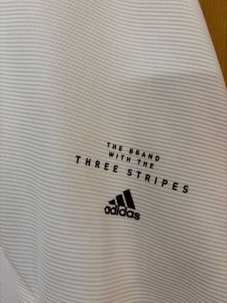 Chaqueta Adidas Blanca con Cremallera