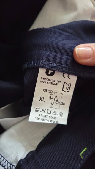 Pantaloni da lavoro Rossini Blu Taglia XL