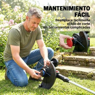 Desbrozadora a Batería 18V + 2 Baterías 4.0Ah