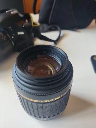 Cámara Nikon D3200 como nueva 2 objetivos