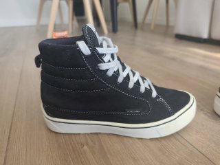 Zapatillas Moto TCX Negras y Blancas