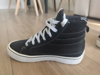 Zapatillas Moto TCX Negras y Blancas