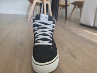 Zapatillas Moto TCX Negras y Blancas