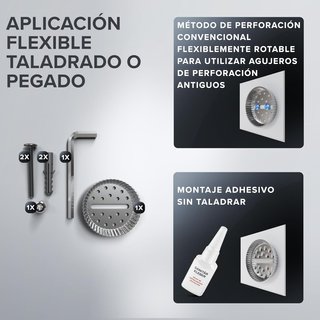 Estante Baño Nordborg Acero Inoxidable