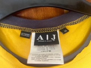 Camiseta Emporio Armani Amarilla