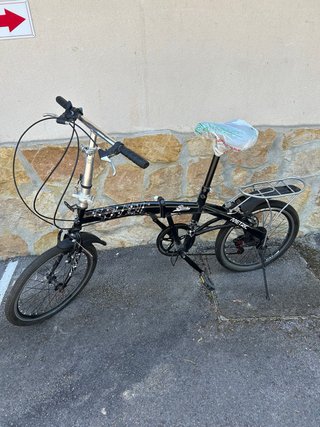 Bicicleta Plegable Negra