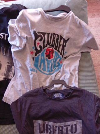 Lote  nueve Camisetas Champion Talla XL liberto Ni