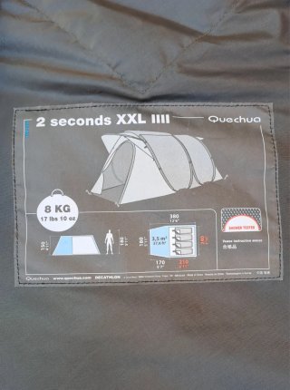 Tienda campaña Quechua 4 personas