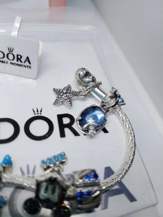Pulsera Pandora 16cm con Charms