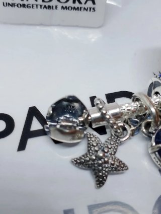 Pulsera Pandora 16cm con Charms