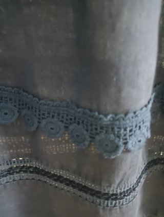 Vestito/Camicione Lino blu  Tg. M