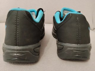 Zapatillas senderismo Quechua negras y turquesa