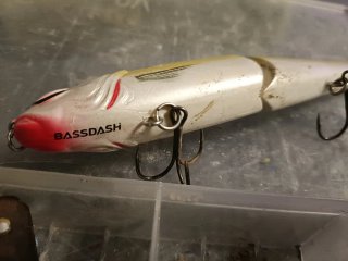 Pack 5 señuelos pesca swimbait articulados