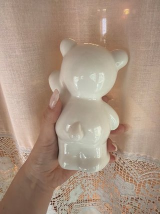 Orsetto in ceramica decorato