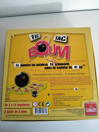 Tic Tac Boom Juego de Mesa Goliath