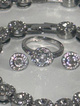 Conjunto estilo Swarovski