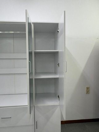 Armario 3 puertas blanco con espejo - Envio gratis